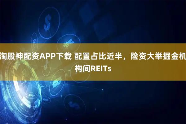 淘股神配资APP下载 配置占比近半，险资大举掘金机构间REITs